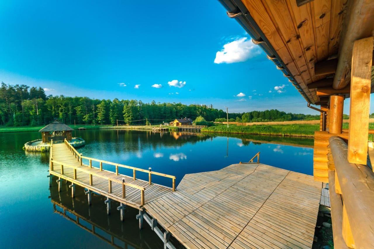 Загородные дома GuestHouse on the Lake with Bathhouse 70 km from Kiev Makariv-23