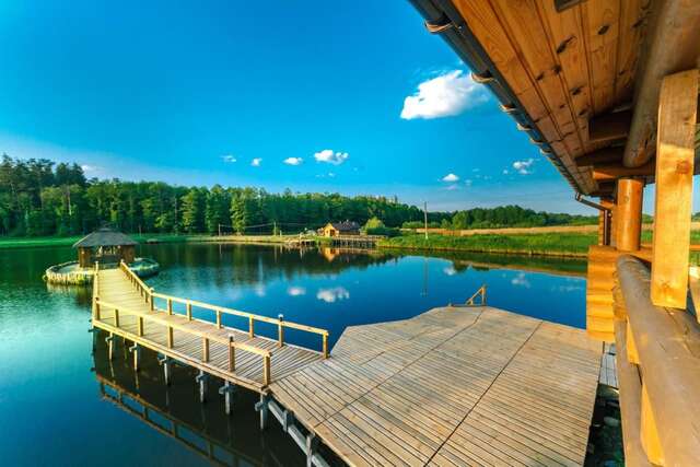 Загородные дома GuestHouse on the Lake with Bathhouse 70 km from Kiev Makariv-22